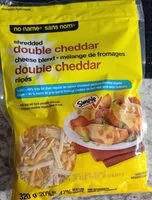 Mängden socker i Shredded Double Cheddar Cheese Blend