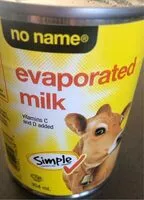 Mängden socker i Evaporated milk
