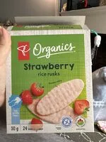 Mängden socker i strawberry rice rusks