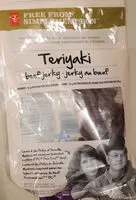 Mängden socker i Teriyaki - beef jerky