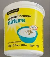 Mängden socker i Yogourt brassé nature