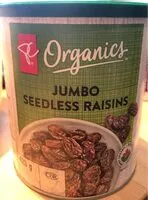Mängden socker i Jumbo seedless raisins