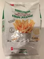 Mängden socker i Shoestring fried potatoes