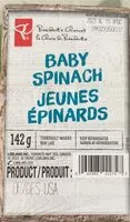 Mängden socker i Baby spinach