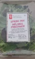 Mängden socker i Spring mix