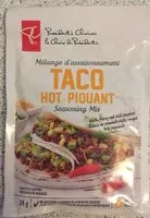 Mängden socker i Hot Taco Seasoning Mix