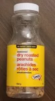 Mängden socker i Dry roasted peanuts