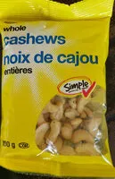 Mängden socker i Whole Cashews