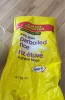 Mängden socker i Riz étuvé a grains longs