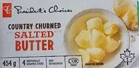 Mängden socker i Country Churned Salted Butter