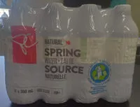 Mängden socker i Natural Spring Water