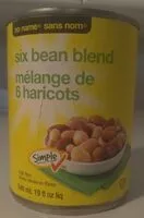 Mängden socker i Six bean blend