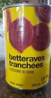 Mängden socker i Betteraves tranchées