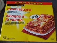 Mängden socker i Meat lasagna