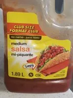 Mängden socker i medium salsa