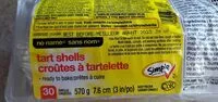 Mängden socker i Tart Shells
