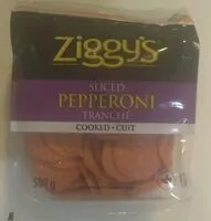 Mängden socker i Cooked Sliced Pepperoni