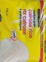 Mängden socker i Riz calrose à grains moyens