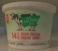 Mängden socker i 14% M.F. Lactose Free Sour Cream