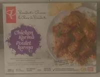 Mängden socker i Chicken Korma
