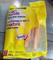 Mängden socker i Fromage marbré effilochable
