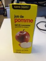 Mängden socker i Jus de pomme