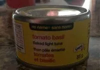 Mängden socker i Thon pâle émietté tomates et basilic