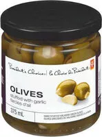 Mängden socker i Olives stuffed with garlic
