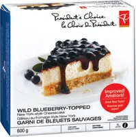 Mängden socker i Wild blueberry-topped new york-style cheesecake