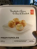 Mängden socker i Profiteroles cream-filled pastry puffs