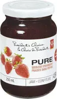 Mängden socker i Pure seedless strawberry jam