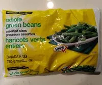 Frozen whole green beans