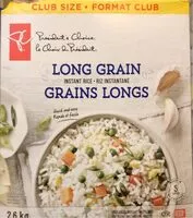 Mängden socker i Long grain instant rice