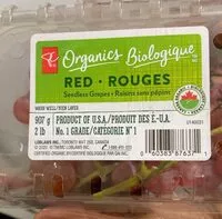 Mängden socker i red seedless grapes