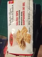 Mängden socker i Salted tops soda crackers
