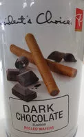 Mängden socker i Dark chocolate rolled wafers
