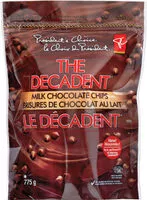 Mängden socker i The decadent milk chocolate chips