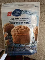 Mängden socker i Carrot Pineapple Bran Muffins Mix