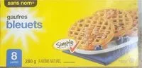 Mängden socker i Gauffre Bleuets
