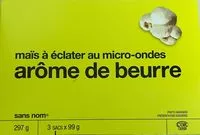 Mängden socker i Mais à eclater