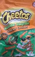 Mängden socker i Cheetos cheddar Jalapeño croquant