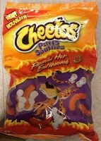Mängden socker i Cheetos puffs flaming hot