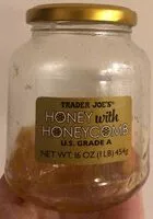 Mängden socker i Honey with honey comb