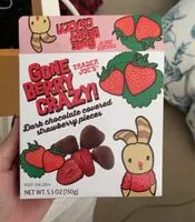 Mängden socker i gone berry crazy dark chocolate covered strawberry pieces