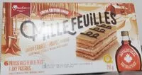 Mängden socker i Millefeuille saveur érable