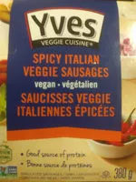 Mängden socker i Spicy Italian Veggie Sausages