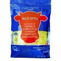 Mängden socker i Taco Style Shredded Cheese Blend