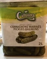 Mängden socker i Cornichon marine sucre