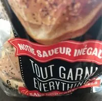 Mängden socker i Bagel Tout Garni