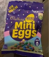 Mängden socker i Cadbury micro mini eggs